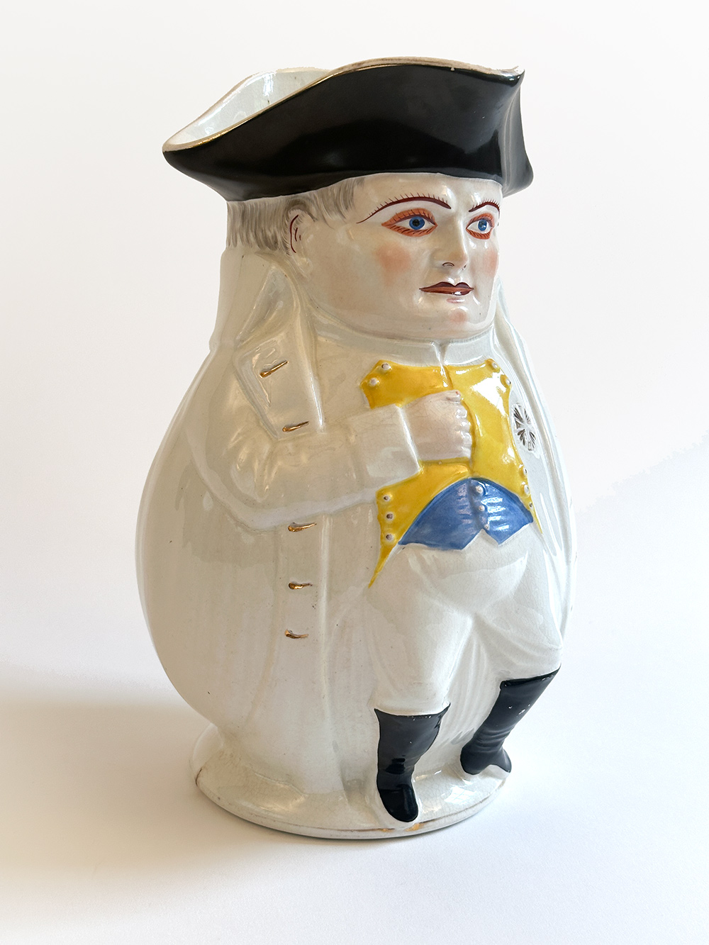 alfred b evans china and glass comapny philadelphia mckinley as napoleon toby jug 
