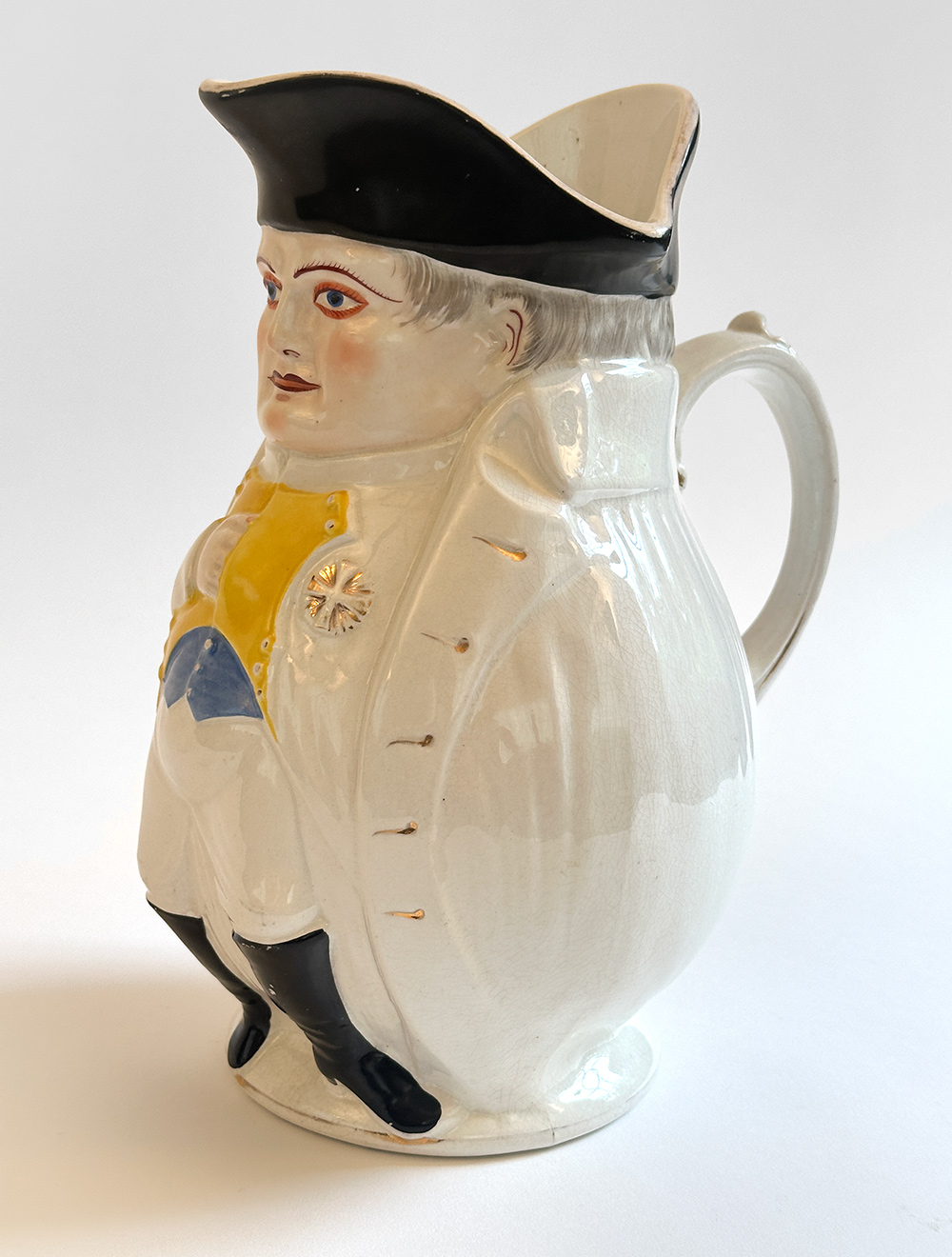 alfred b evans china and glass comapny philadelphia mckinley as napoleon toby jug 