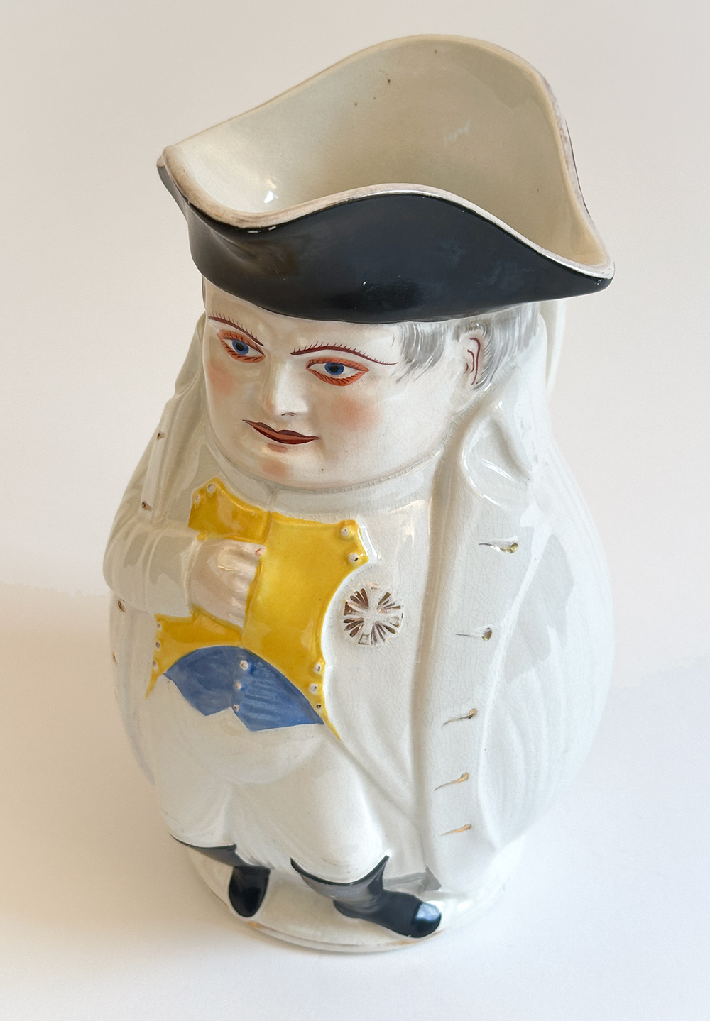 alfred b evans china and glass comapny philadelphia mckinley as napoleon toby jug 