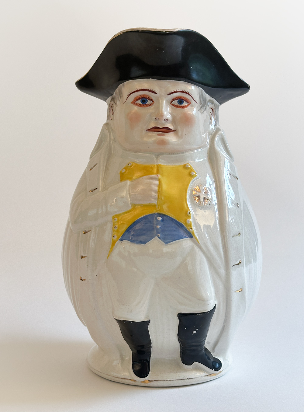 alfred b evans china and glass comapny philadelphia mckinley as napoleon toby jug 