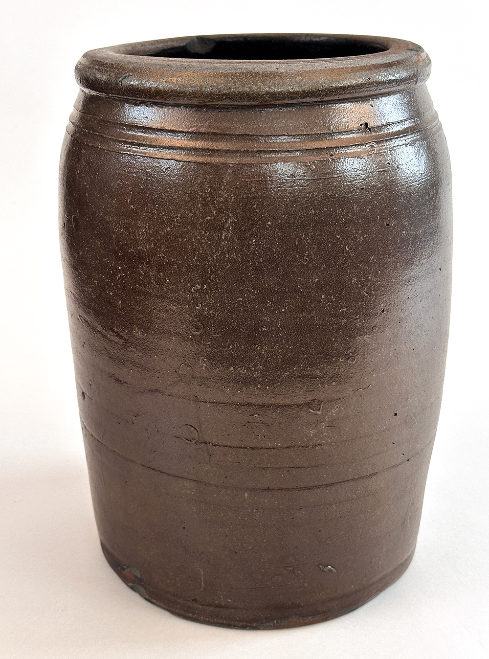 thompson pottery morgantown west virginia antique stoneware crock