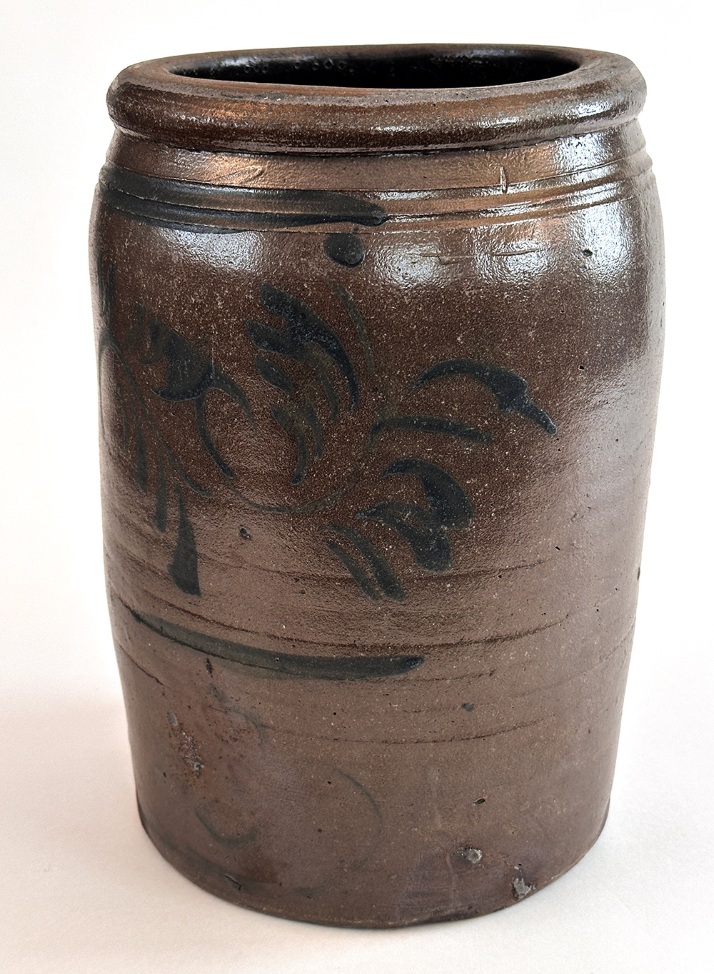 thompson pottery morgantown west virginia antique stoneware crock