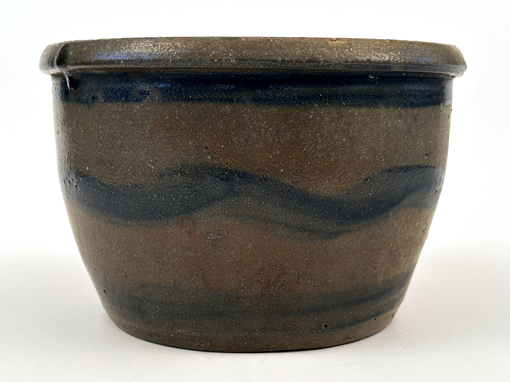 Southwestern Pennsylvania Salt Glazed Stoneware Chamber Pot