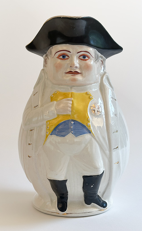 19th century american made satirical political toby pitcher of mckinley as napoleon