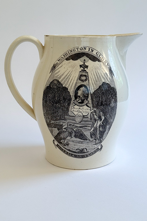 early staffordshire washington in glory herculaneum jug