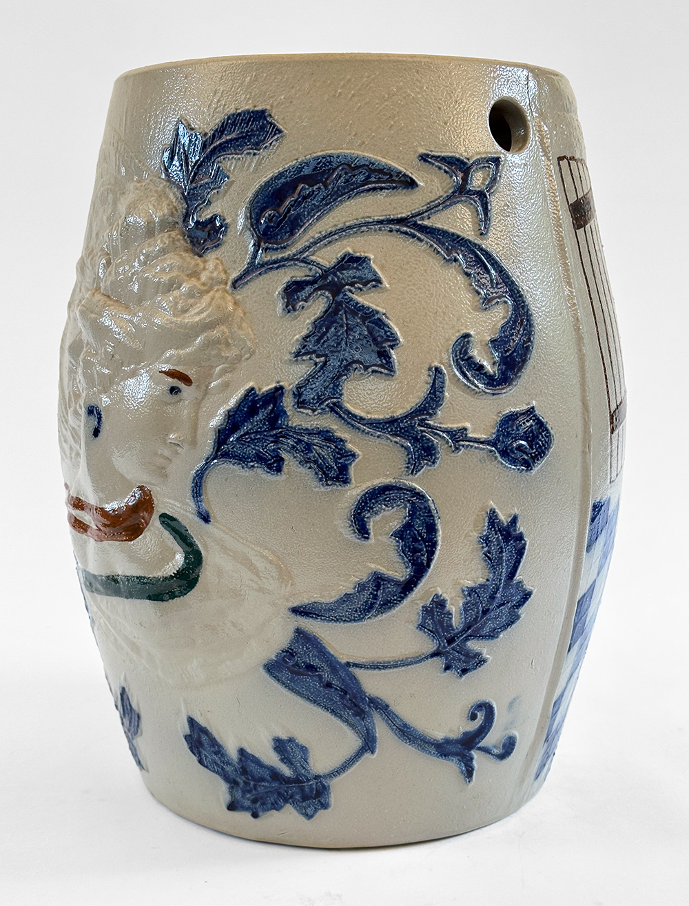 whites utica new york stoneware water cooler with rare four color glaze
