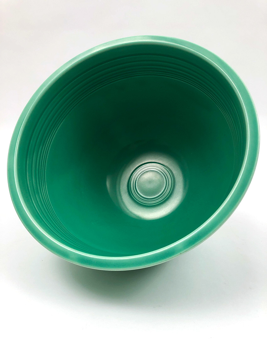 Number 6 original green vintage fiesta nesting bowl