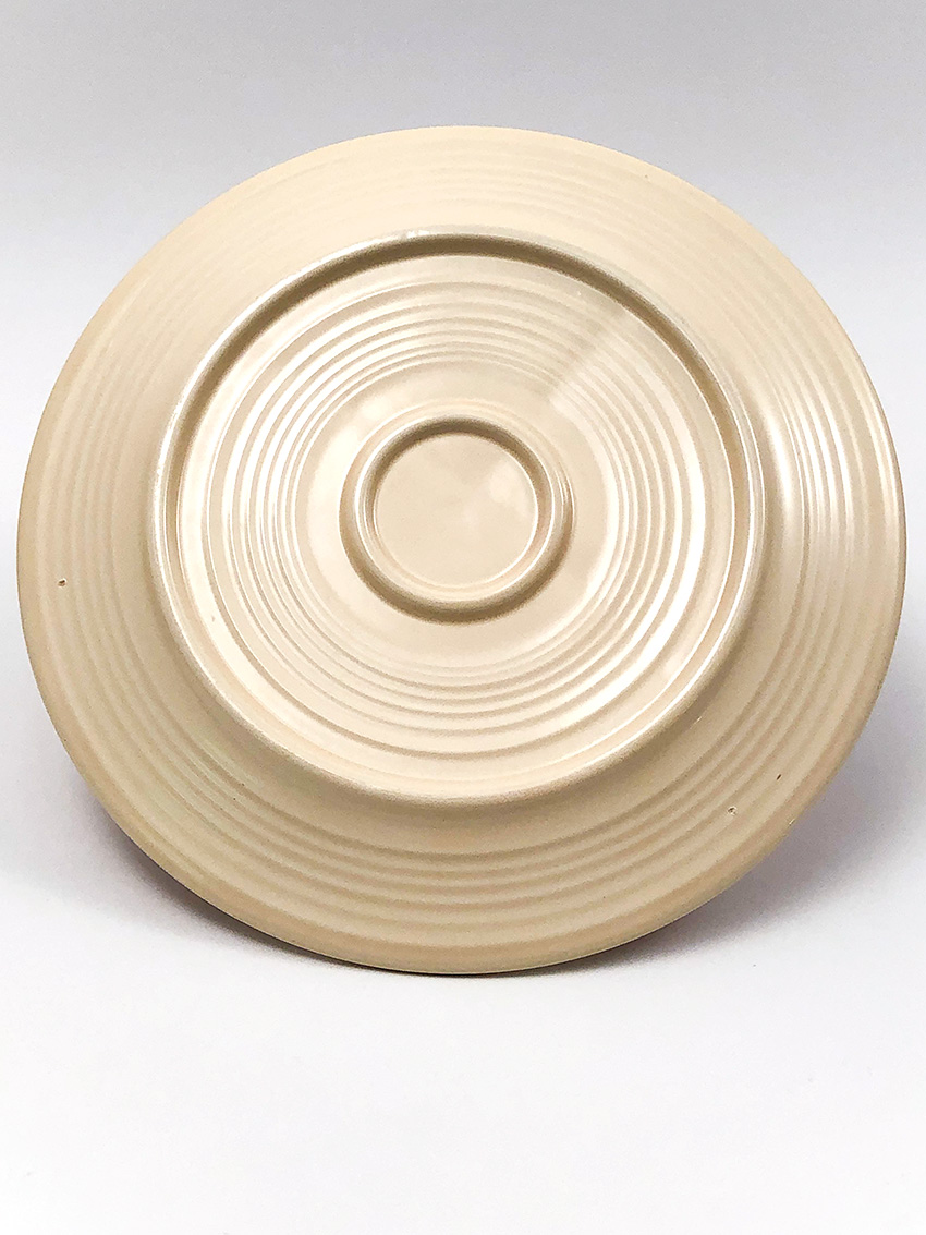 rare red stripe vintage fiestaware ivory 12 inch divided plate for sale
