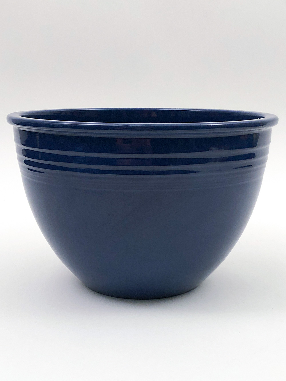 Vintage Number 7 dark blue fiesta nesting bowl