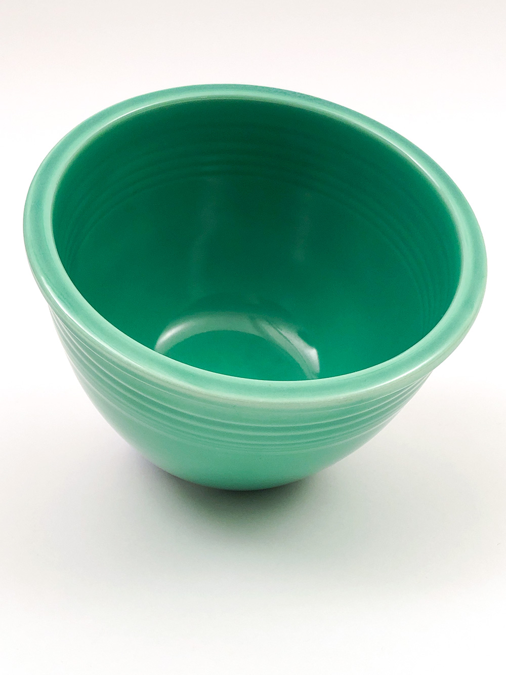 Vintage Fiesta Mixing Bowl Original Green Number Five