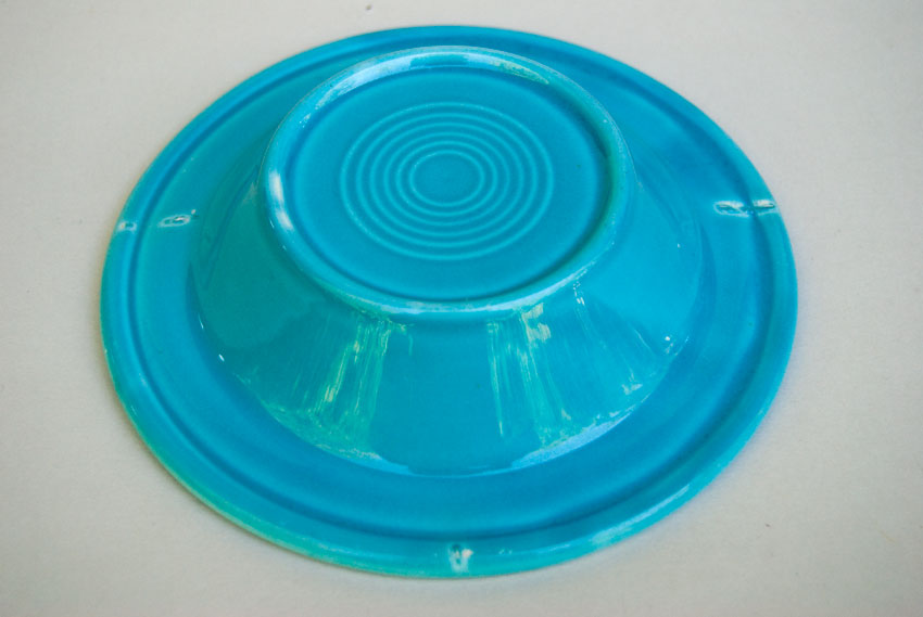 Vintage Fiestaware Early Turquoise Ashtray