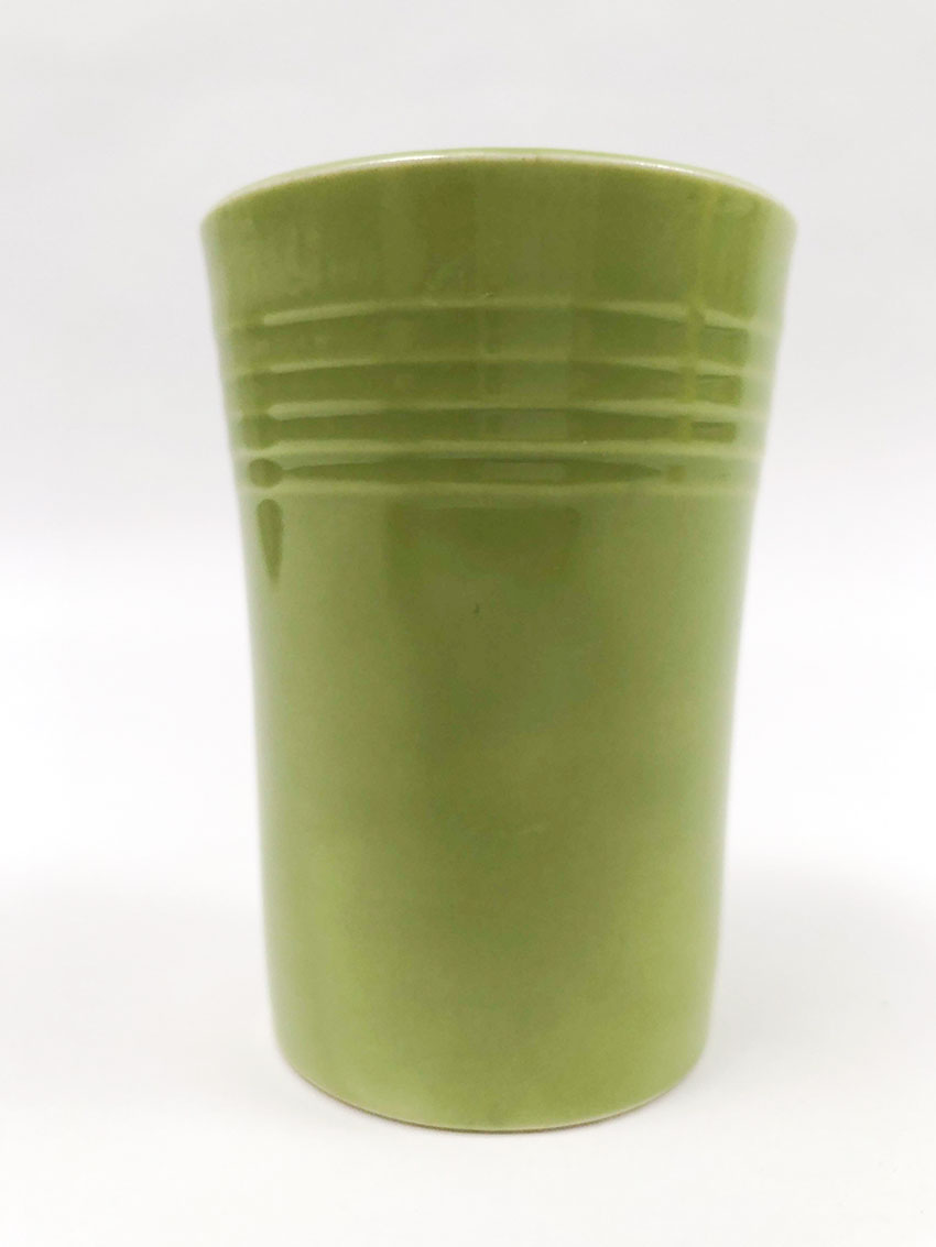 Rare 1951 fiestaware chartreuse green juice tumbler for sale