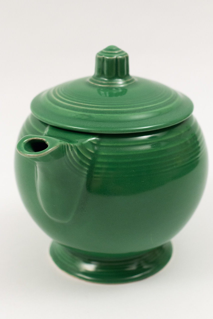 Vintage Fiestaware Medium Green Teapot for Sale