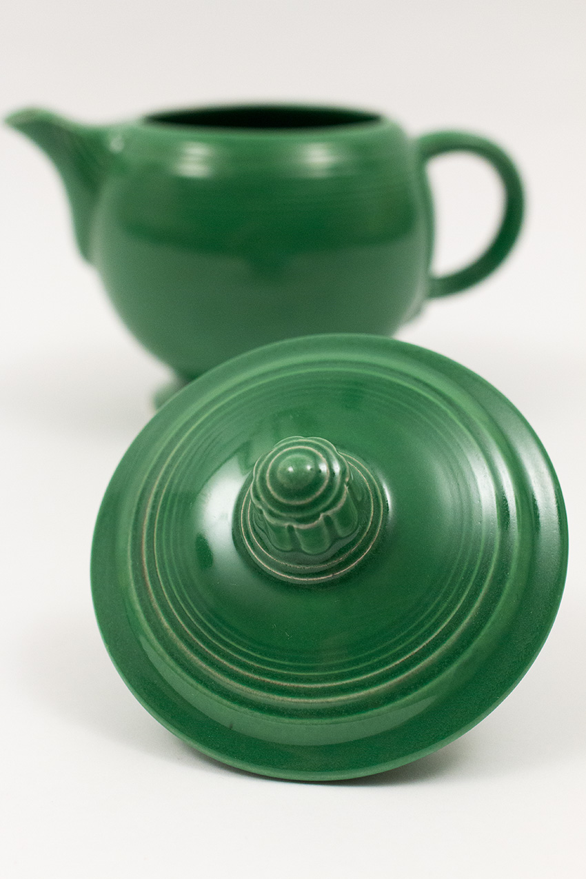 Vintage Fiestaware Medium Green Teapot for Sale