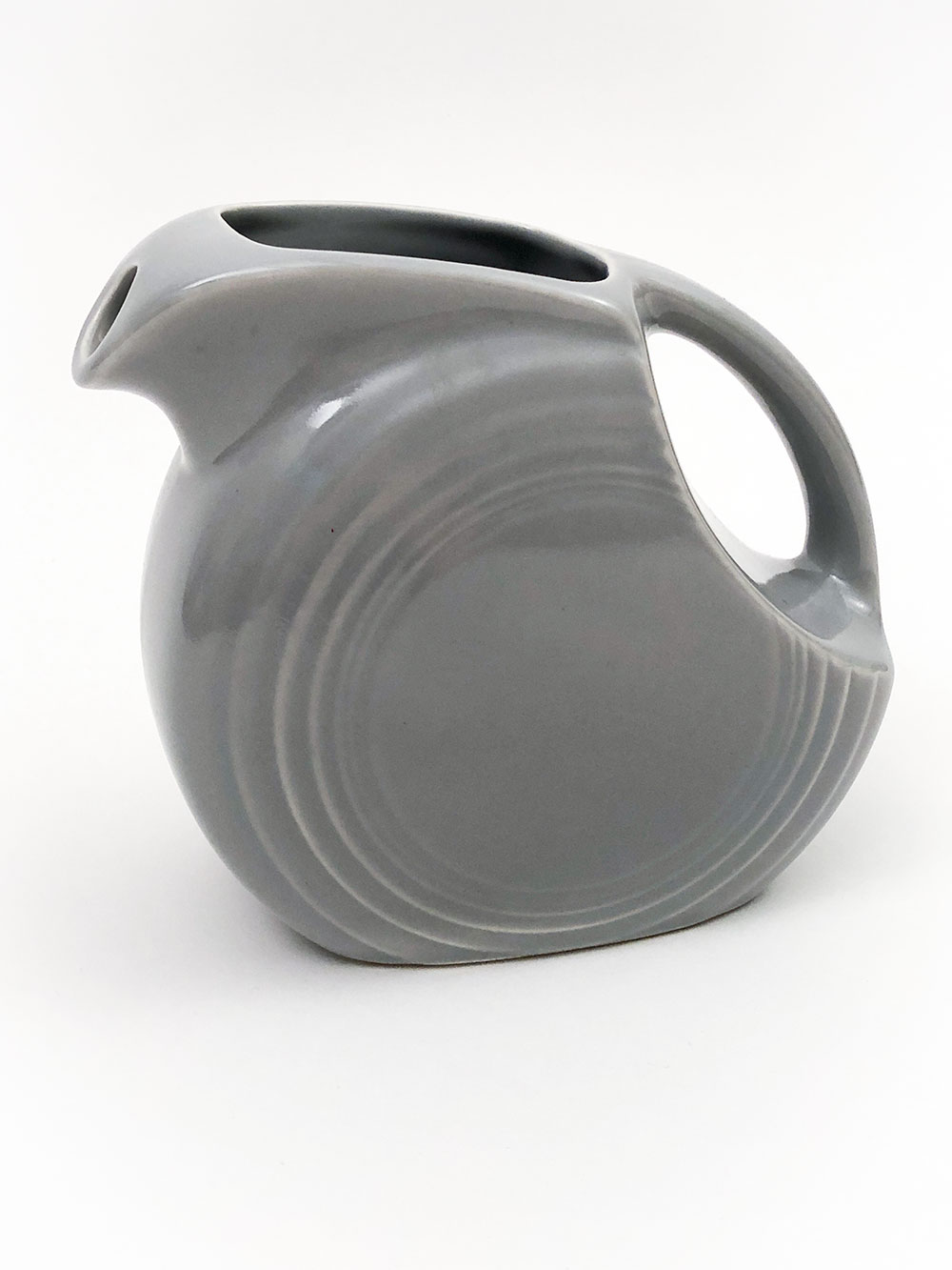 Rare Fiesta Original Gray Disc Juice Pitcher