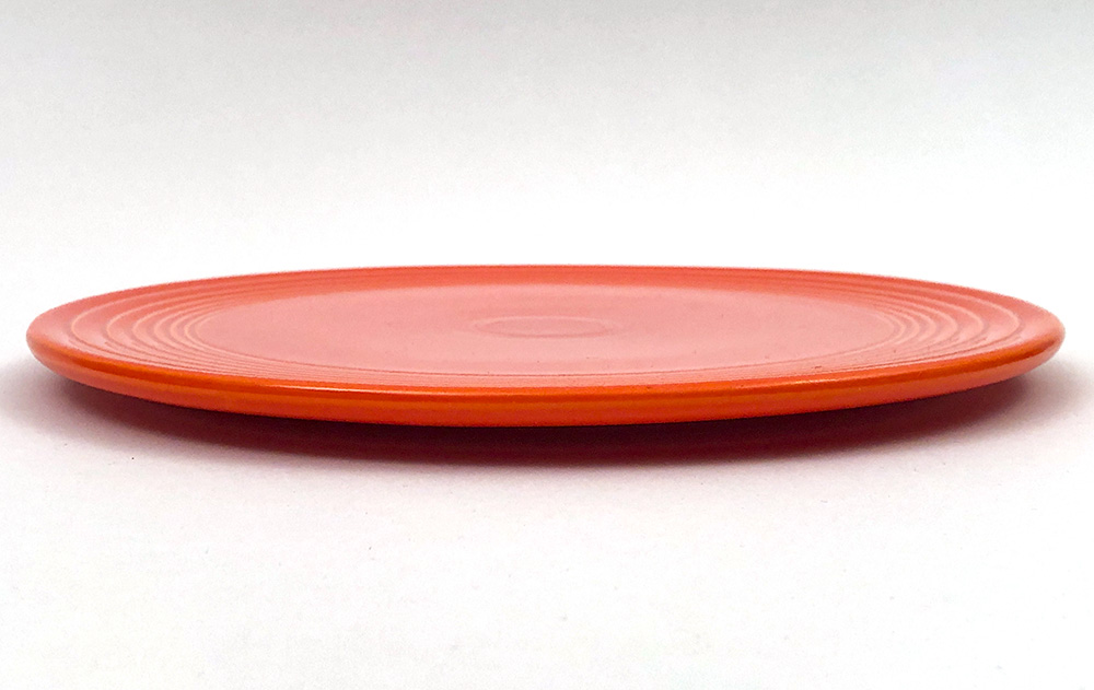 vintage fiestaware red cake plate