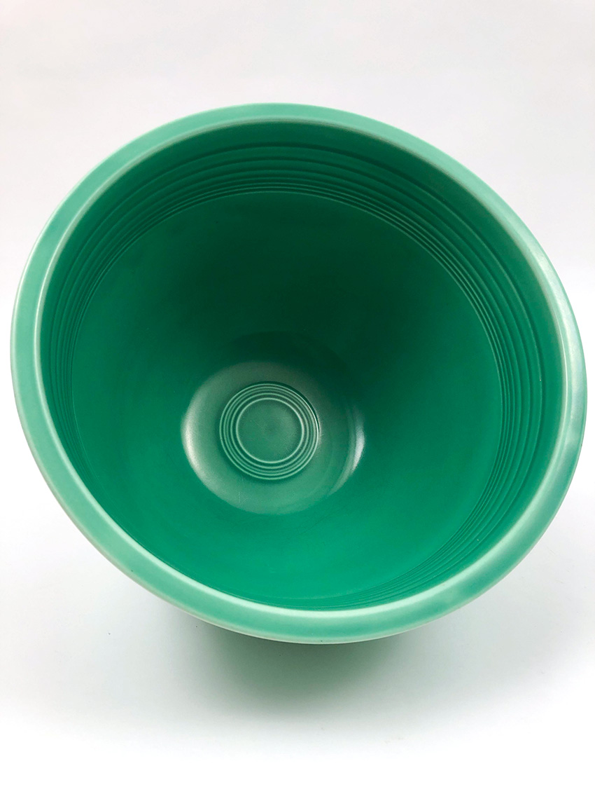 Number 6 original green vintage fiesta nesting bowl