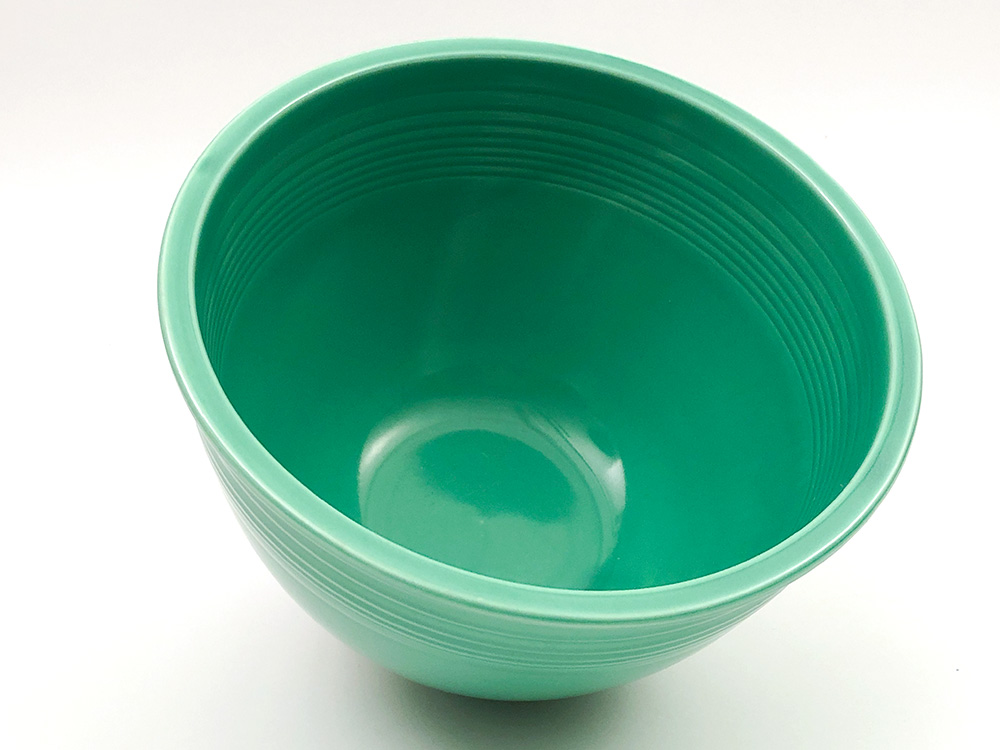 Number 6 original green vintage fiesta nesting bowl