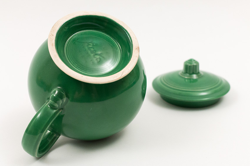 Vintage Fiestaware Medium Green Teapot for Sale