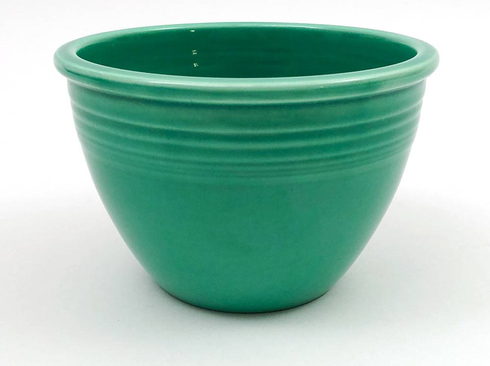 Number 2  green vintage fiesta mixing bowl