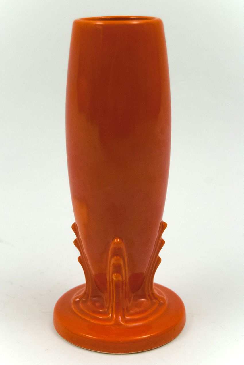 vintage fiesta red bud vase for sale fiestaware tableware 1930s 1940s