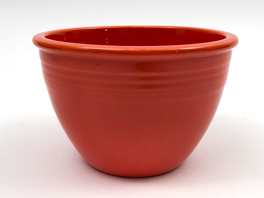 Number 2 red vintage fiesta mixing bowl