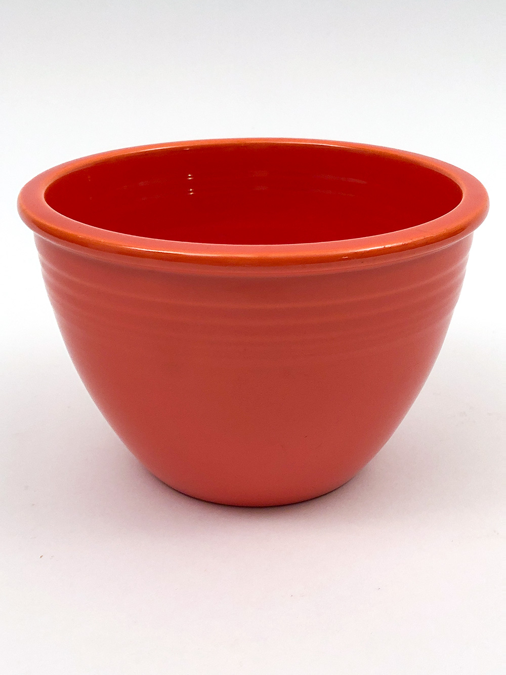 Number 2 red vintage fiesta nesting bowl