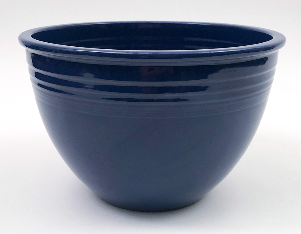 Number 7 blue vintage fiesta nesting bowl for sale