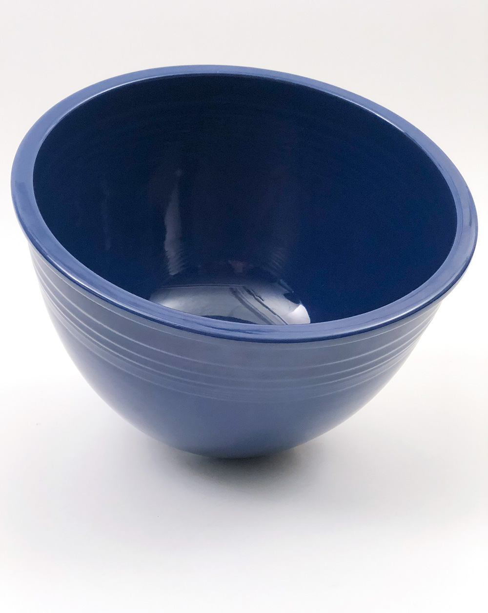 Number 7 blue vintage fiesta mixing bowl