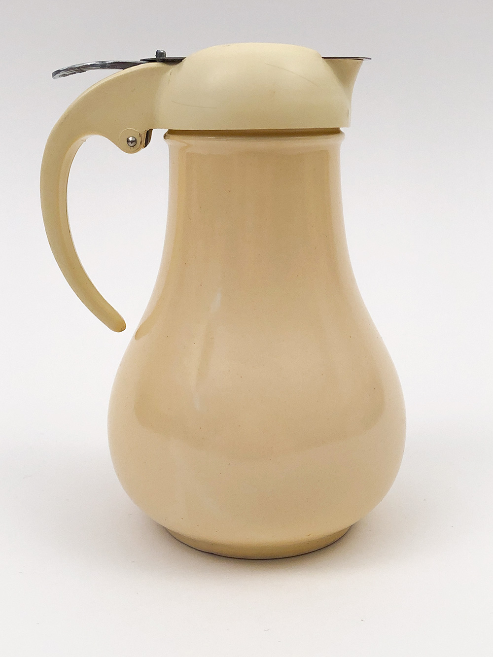 vintage fiesta pottery original ivory syrup